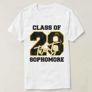 Class of 2028 Sophomore High School Back to School T Shirt