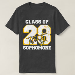 Class of 2028 Sophomore High School Back to School T Shirt