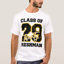 Class of 2029 Freshman High School Back To School T Shirt