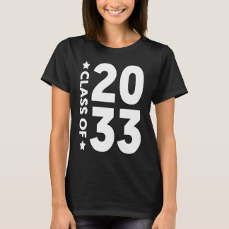 Class Of 2033  Senior 2033 Graduation T Shirt