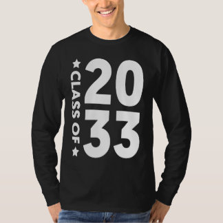 Class Of 2033  Senior 2033 Graduation T Shirt