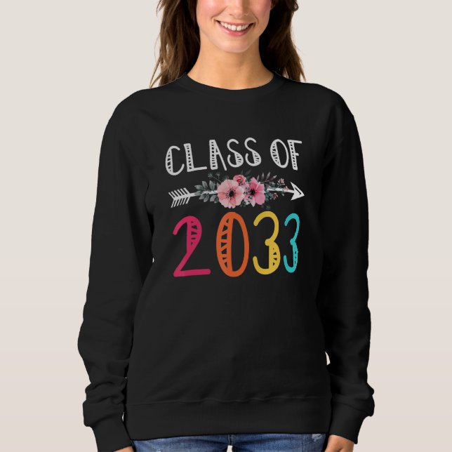 Class Of 2033 Shirt Pre-K Graduate Preschool Gradu T Shirt (Framsida)