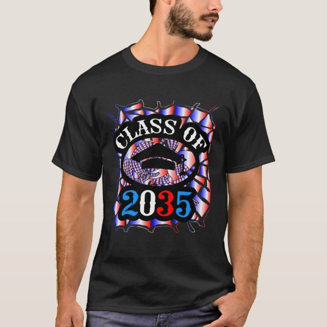Class of 2035 grow with Kindergarten me spider for T Shirt (Framsida)