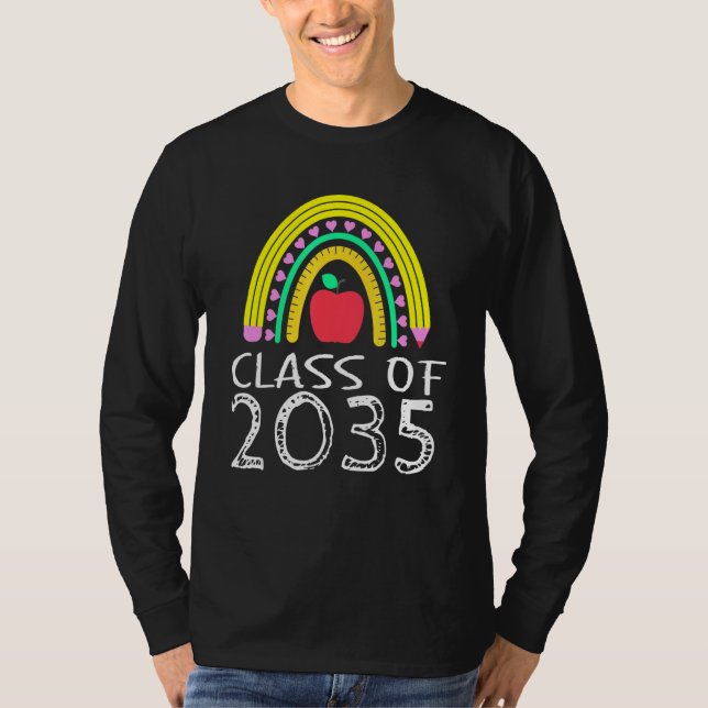 Class of 2035 Kindergarten Through High School Tee (Framsida)