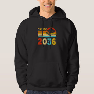 Class Of 2036 Grow With Me  Kindergarten Graduatio Hoodie