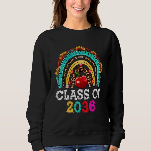 Class Of 2036 Pre K Graduate Preschool Graduation  T Shirt (Framsida)