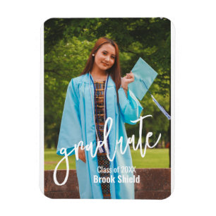 Class of 20xx Personalized Graduation Photo Magnet