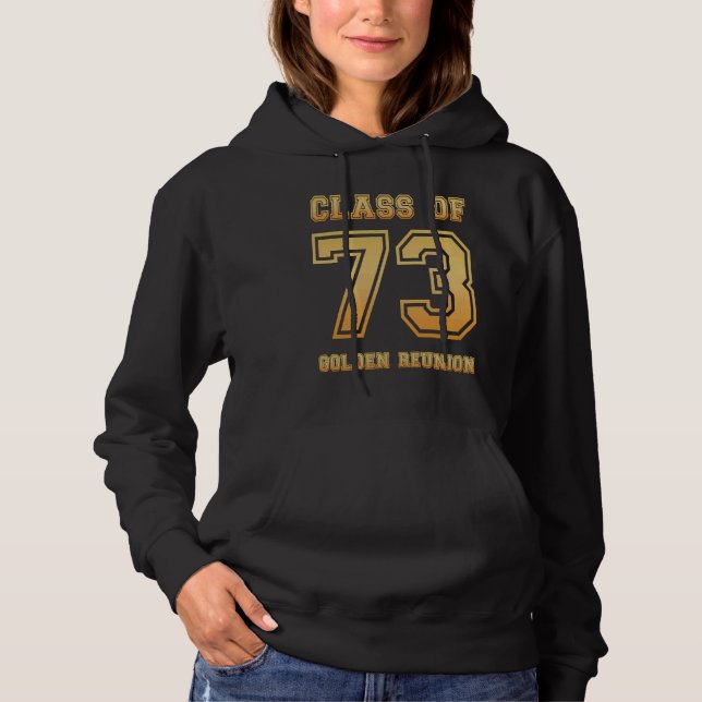 Class of 73 1973 class reunion 50th Golden reunion T Shirt (Framsida)
