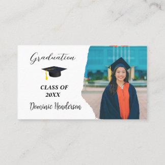 class of business cards graduate tidsbeställning kort