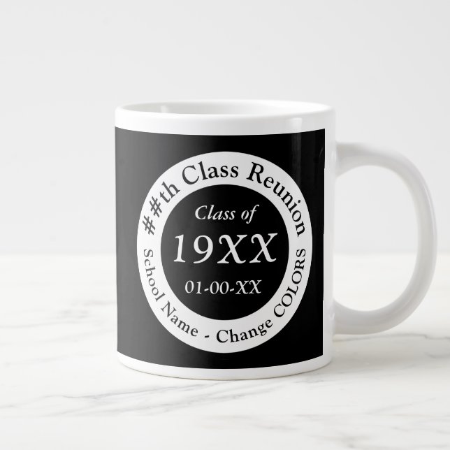 Class Reunion Gift Ideas, 20 oz Mugg, Class Reunio Jumbo Mugg (Höger)