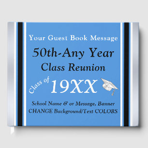 Class Reunion Guest Bok, CHANGE FÄRG, Transfer Gästböcker