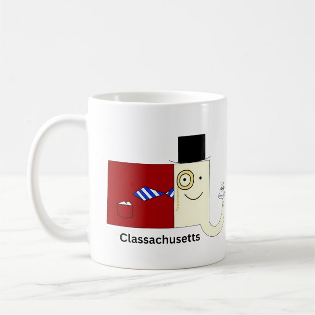 Classachusetts Massachusetts Mugg (Vänster)