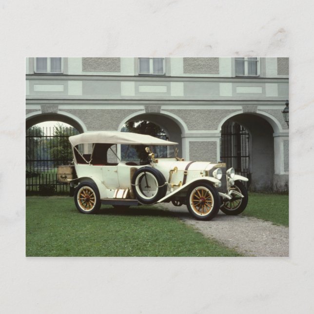 Classic 1913 Mercedes Phaeton Vykort (Framsida)