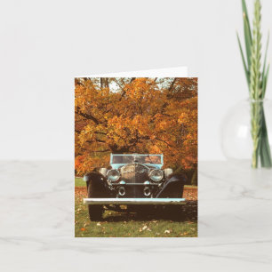 Classic 1928 Mercedes Benz Toppen Sport Kort