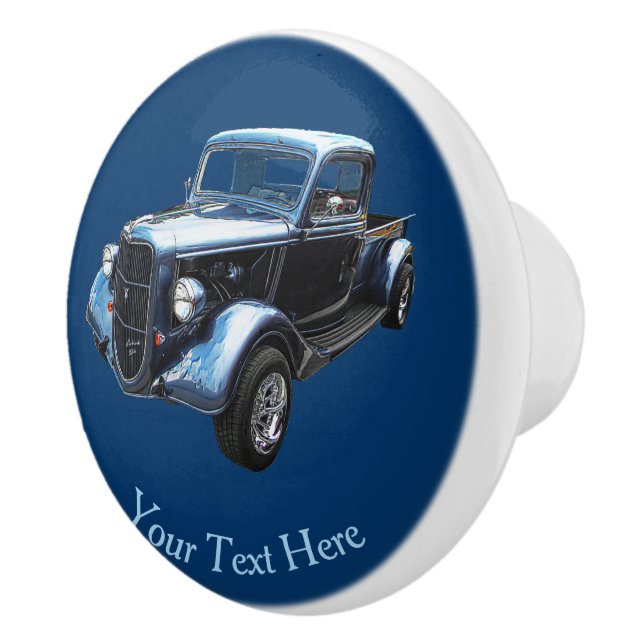 Classic 1937 Berömd American Make Pickup Knopp (Höger)