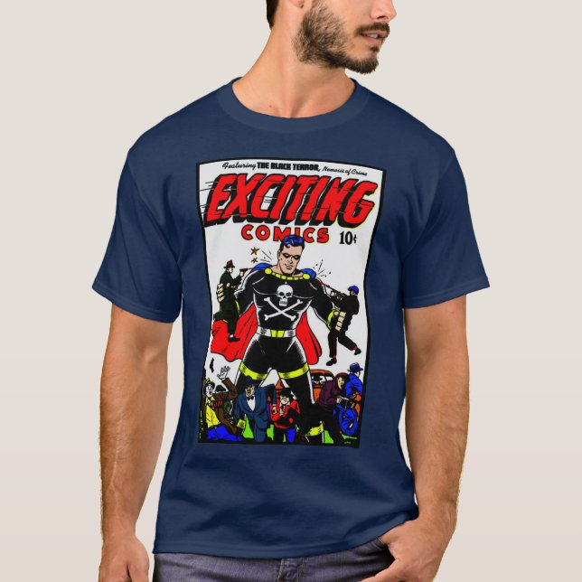 Classic 1940's Exciting Tecknads T-Shirt (Framsida)