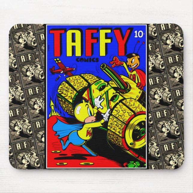 Classic 1940's TAFFY Tecknads Mousepad Musmatta (Framsidan)