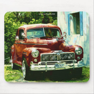 Classic 1947 Car Collector Art Mousepad Musmatta