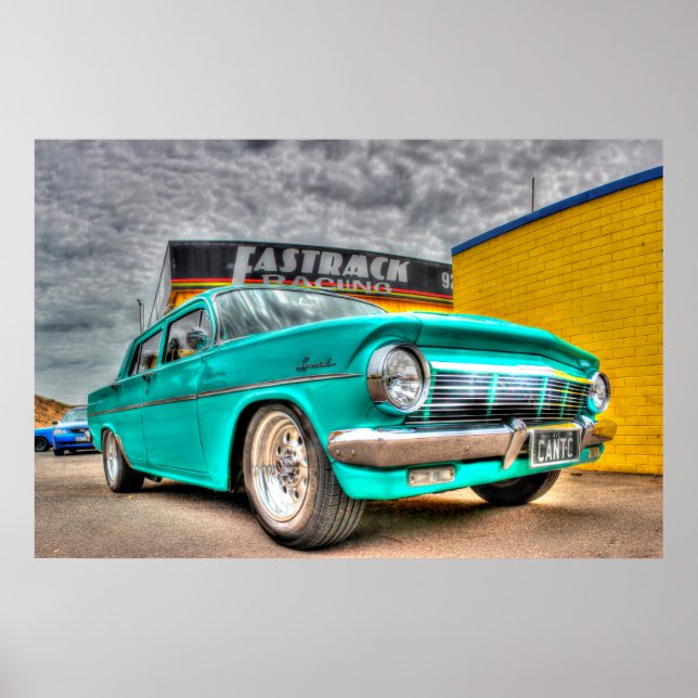 Classic 1960 s australiska EH Holden Speciell Poster (Framsidan)