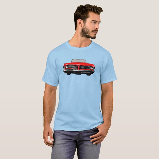 Classic 1960-talet Pontiac T Shirt (Hel framsida)