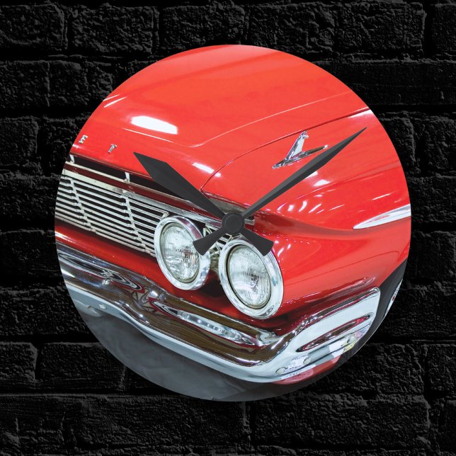 Classic 1961 Chevrolet Impala Rund Klocka (Skapare uppladdad)