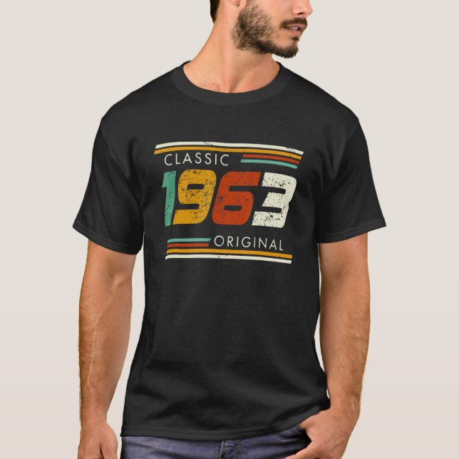 Classic 1963 Original Vintage T Shirt (Framsida)