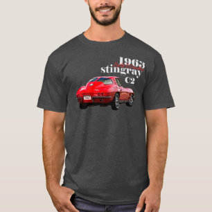 Classic 1963 Stingray Split Window American Sports T Shirt