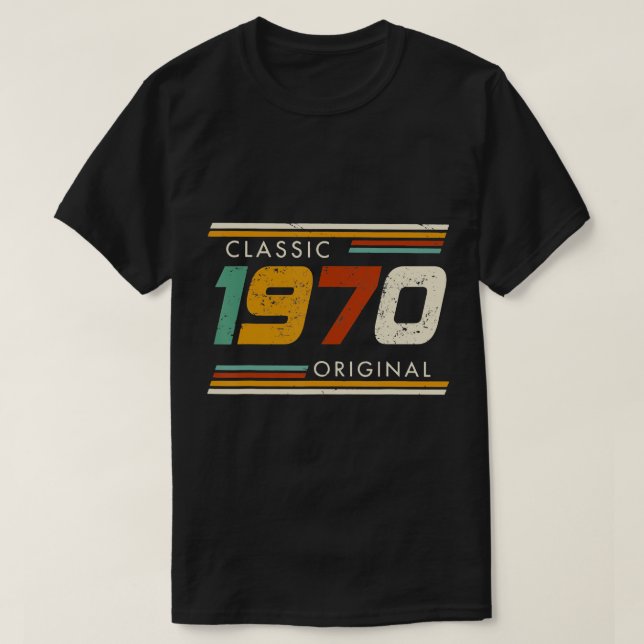 Classic 1970 Original Vintage T-Shirt (Design framsida)