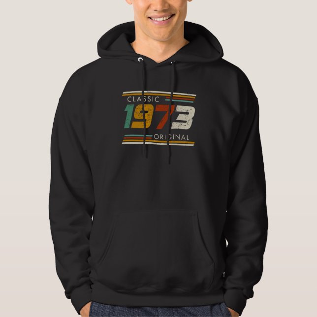 Classic 1973 Original Vintage Hoodie (Framsida)