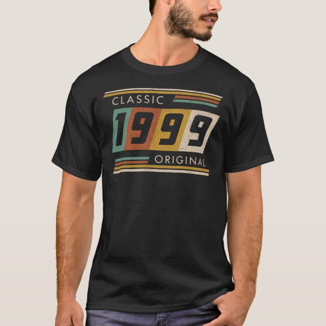 Classic 1999 Original Summer Stil Graphic T Shirt (Framsida)