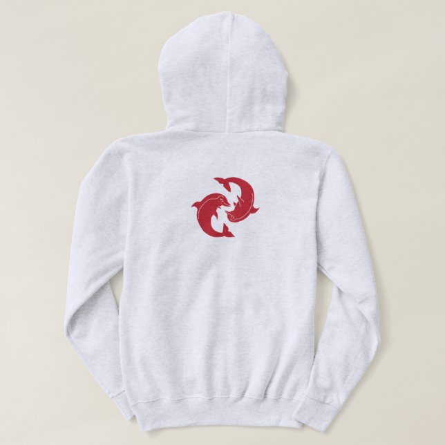 Classic Aikido of Santa Barbara design hoodie (Design baksida)