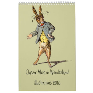 Classic Alice i Wonderland Calendar 2012 Kalender