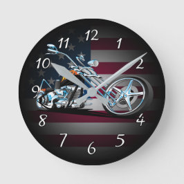 Classic American Chopper Rund Klocka