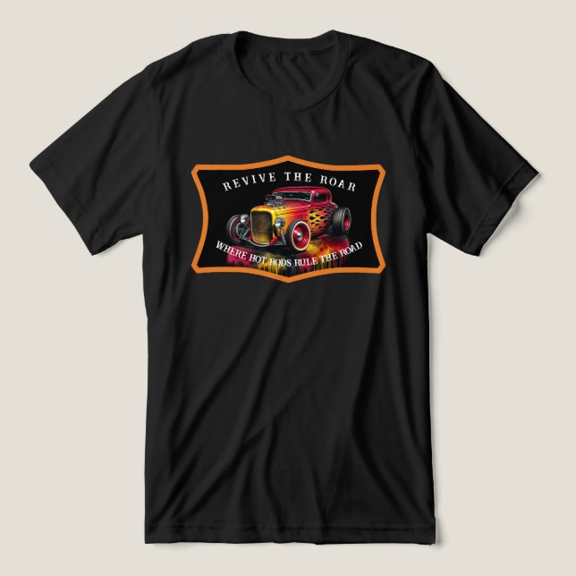 Classic American Hot rod 1954 T Shirt (Design Framsida)