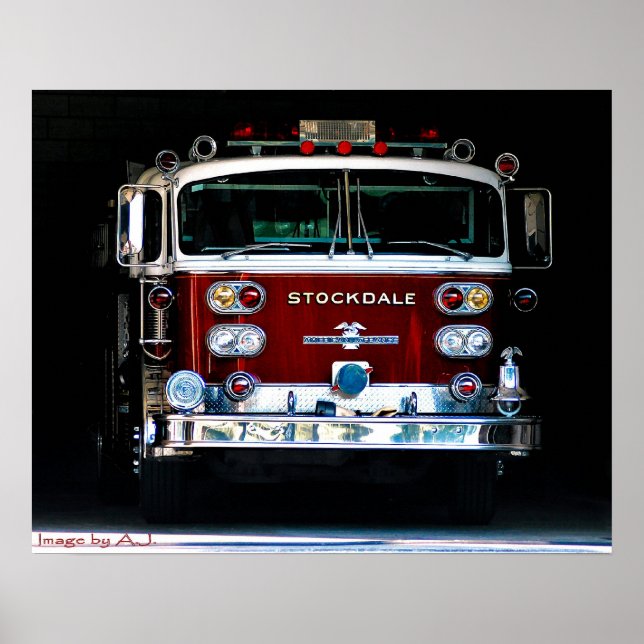 Classic American LaFrance Poster (Framsidan)