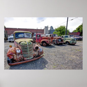 CLASSIC AMERICAN LASTBIL LINEUP 2 POSTER