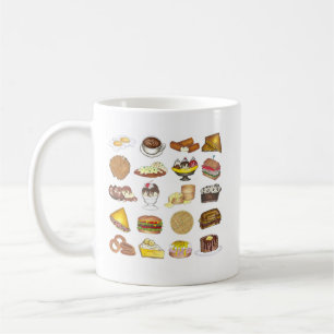 Classic American Lunch Counter Greasy Spoon Middag Kaffemugg