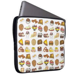 Classic American Lunch Counter Greasy Spoon Middag Laptop Fodral