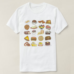Classic American Lunch Counter Greasy Spoon Middag T Shirt
