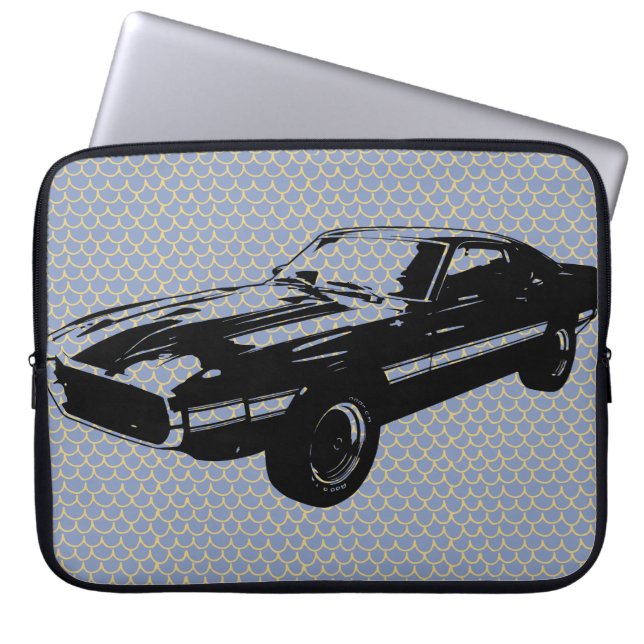 Classic American Muscle Car Laptop sleeve (Framsidan)