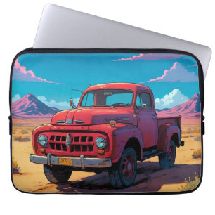 Classic American Pickup Electronics Bag Laptop Fodral
