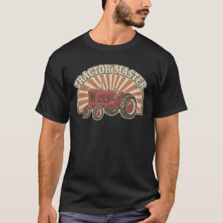 Classic American Tractor Retro T Shirt