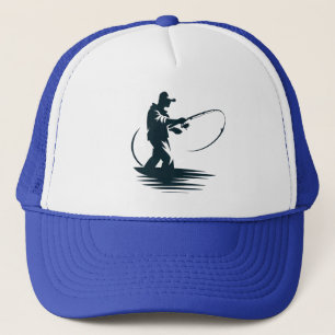 Classic Angler - Fisherman Silhouette Keps