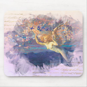 *~* Classic AP14 Angel Woman Fairy Guld Ephemera Musmatta