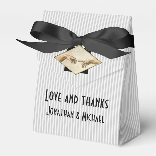 Classic Art Gay Bröllop Presentaskar (Framsidan Sidan)