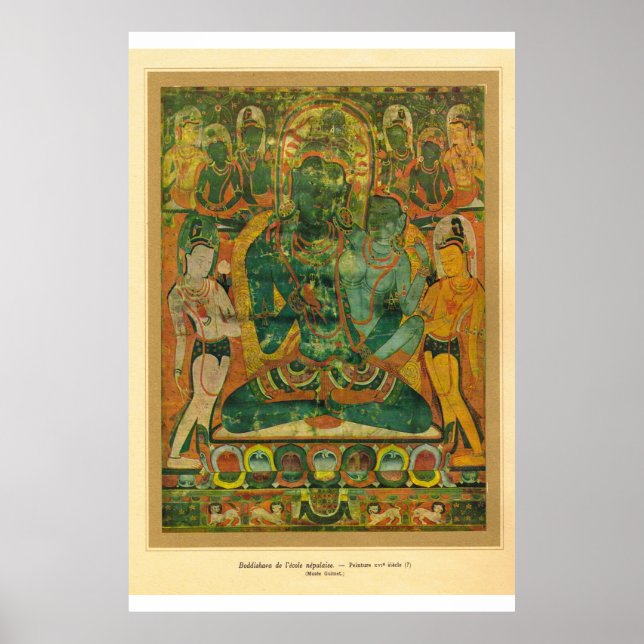 Classic Asian Art Nepal, Bodisatva 1700-talet Poster (Framsidan)