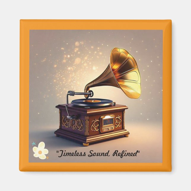 "Classic Audio Elegance" Magnet (Framsidan)