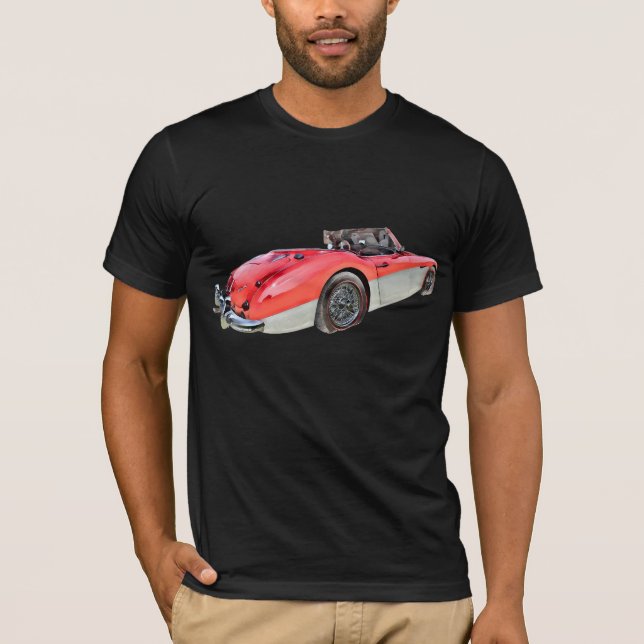 Classic Austin-Healey Abstrakt T-Shirt (Framsida)