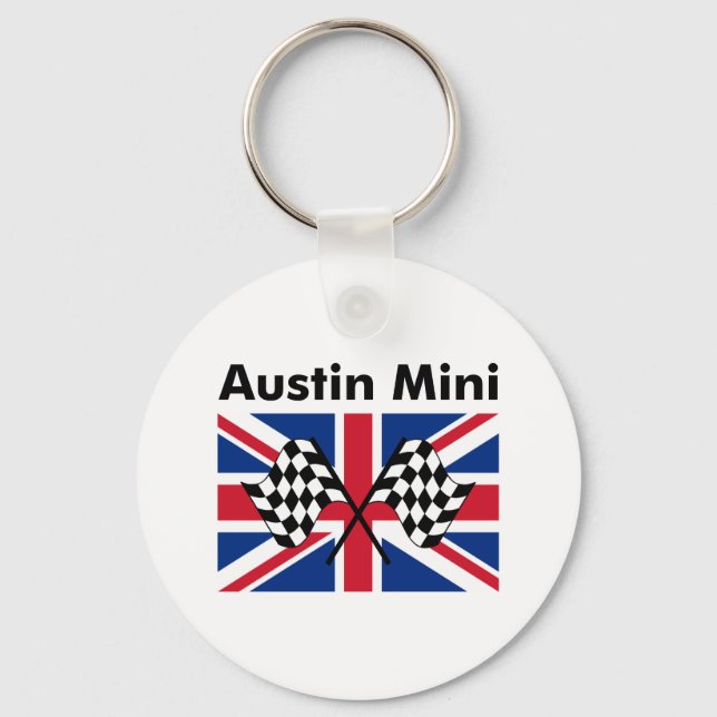 Classic Austin Mini Nyckelring (Framsida)