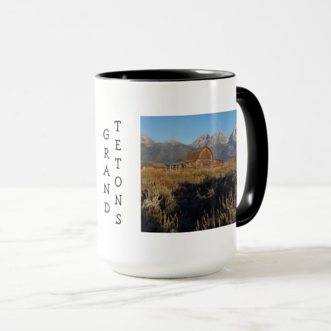 Classic Barn and Grand Tetons Coffee Mugg (Framsida höger)